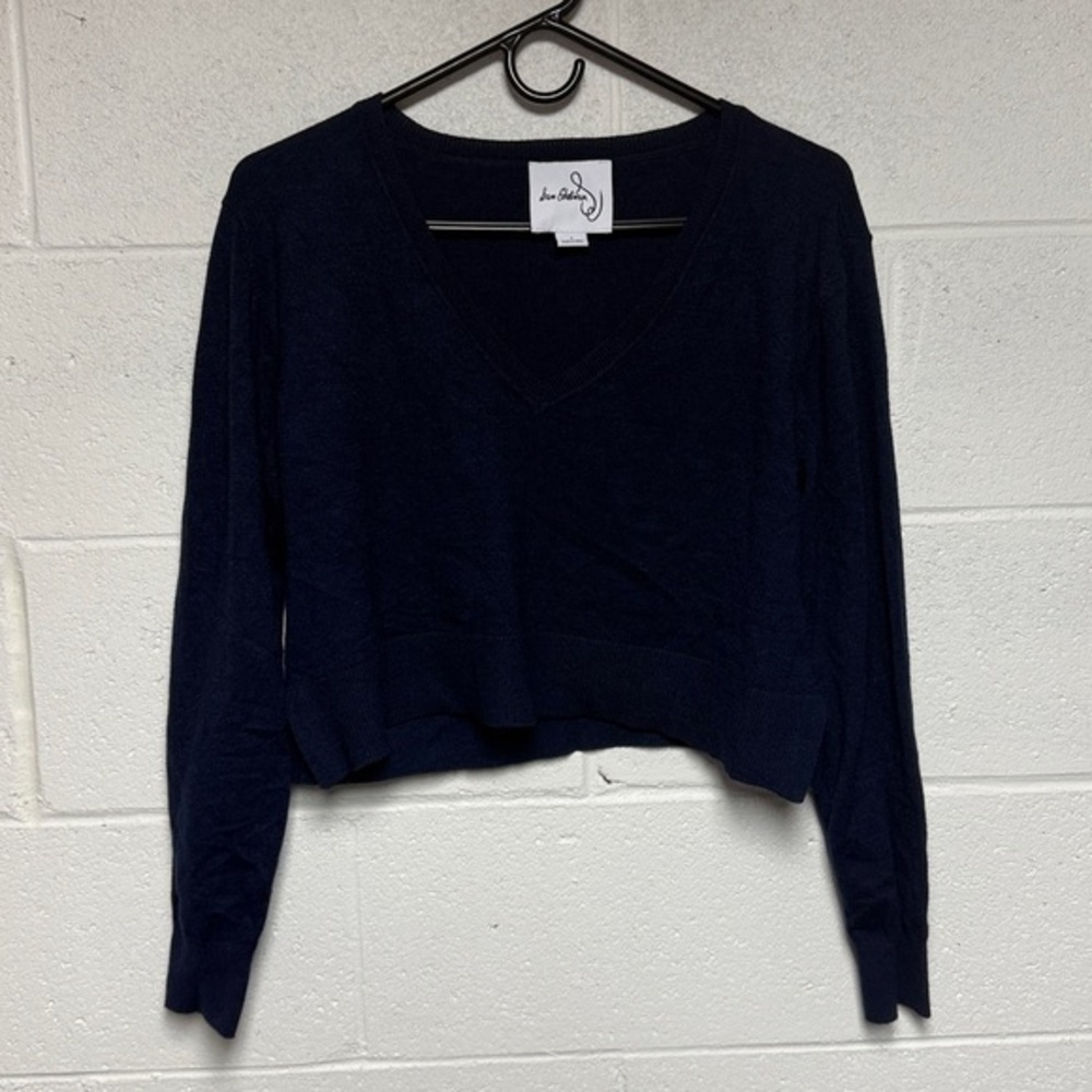 Sam Edelman Navy V-Neck Sweater